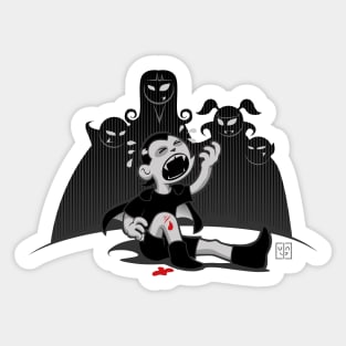 Dracula Child Trauma Sticker